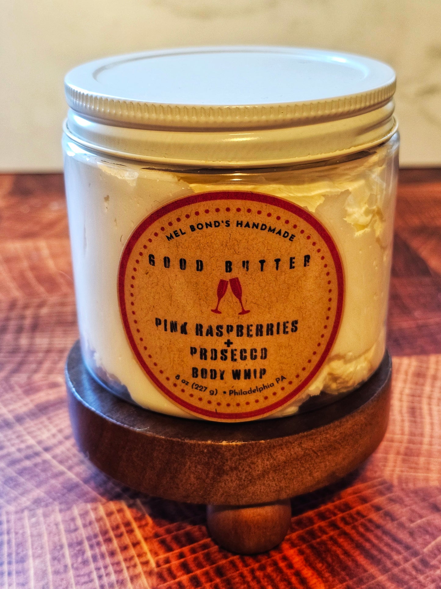 PROSECCO + PINK RASPBERRIES BODY WHIP